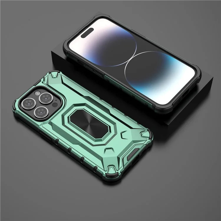 For iPhone 14 Pro Case Slim-Fit Anti-fall Hybrid Hard PC Soft TPU Phone Back Shell