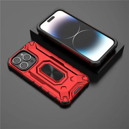 For iPhone 14 Pro Case Slim-Fit Anti-fall Hybrid Hard PC Soft TPU Phone Back Shell