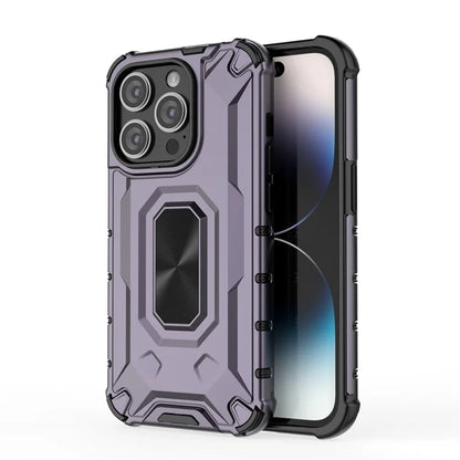 For iPhone 14 Pro Case Slim-Fit Anti-fall Hybrid Hard PC Soft TPU Phone Back Shell