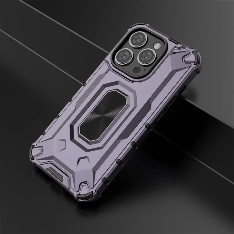 For iPhone 14 Pro Case Slim-Fit Anti-fall Hybrid Hard PC Soft TPU Phone Back Shell