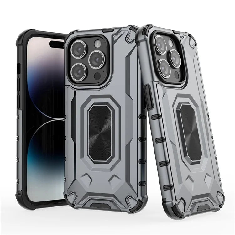 For iPhone 14 Pro Case Slim-Fit Anti-fall Hybrid Hard PC Soft TPU Phone Back Shell