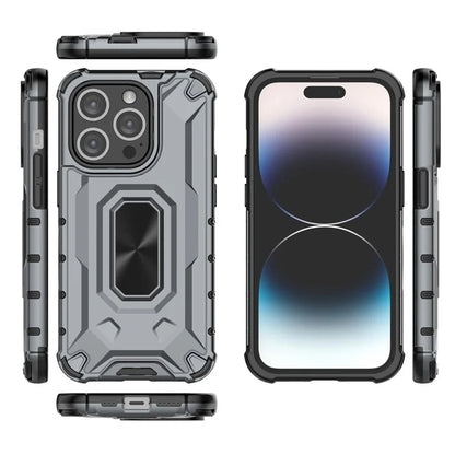 For iPhone 14 Pro Case Slim-Fit Anti-fall Hybrid Hard PC Soft TPU Phone Back Shell