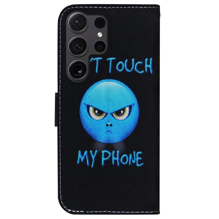 For Samsung Galaxy S24 Ultra Case Pattern Printing Wallet Phone Cover