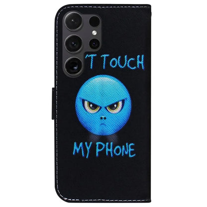 For Samsung Galaxy S24 Ultra Case Pattern Printing Wallet Phone Cover