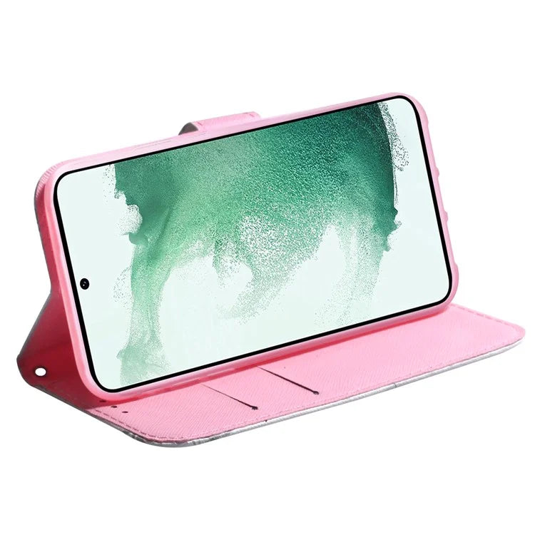 For Samsung Galaxy S24 Ultra Case Pattern Printing Wallet Phone Cover