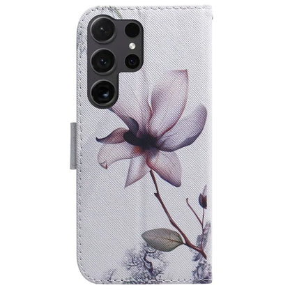 For Samsung Galaxy S24 Ultra Case Pattern Printing Wallet Phone Cover