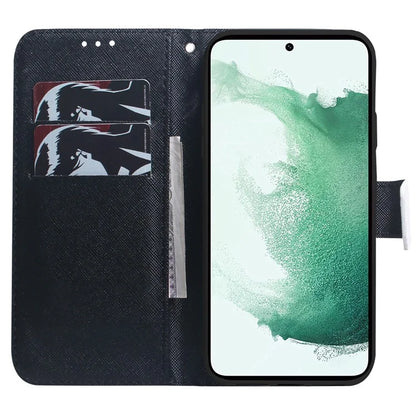 For Samsung Galaxy S24 Ultra Case Pattern Printing Wallet Phone Cover
