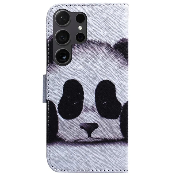 For Samsung Galaxy S24 Ultra Case Pattern Printing Wallet Phone Cover