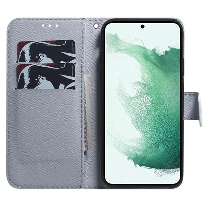 For Samsung Galaxy S24 Ultra Case Pattern Printing Wallet Phone Cover