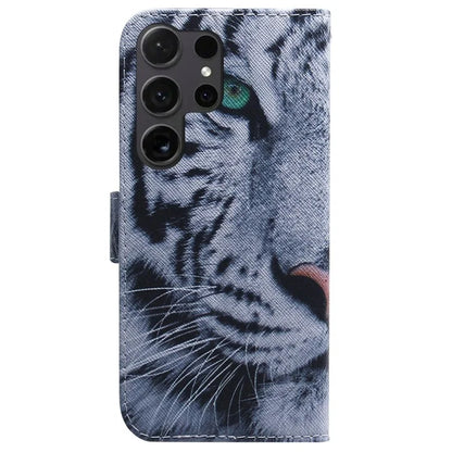 For Samsung Galaxy S24 Ultra Case Pattern Printing Wallet Phone Cover