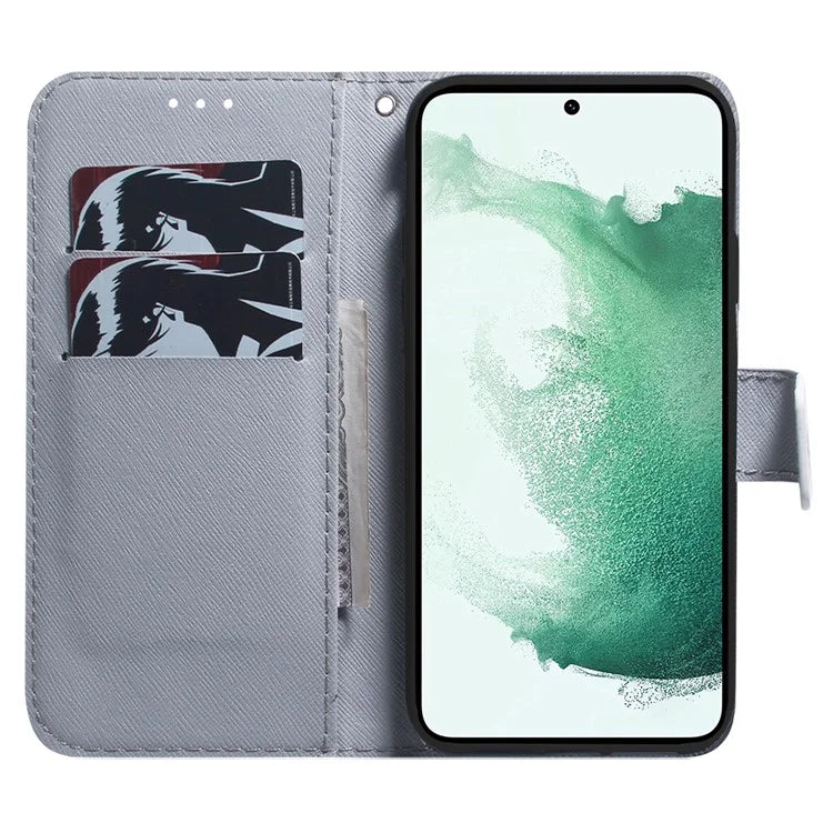 For Samsung Galaxy S24 Ultra Case Pattern Printing Wallet Phone Cover