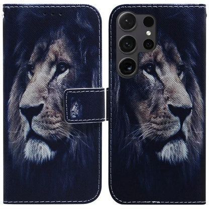 For Samsung Galaxy S24 Ultra Case Pattern Printing Wallet Phone Cover
