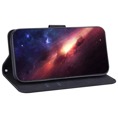 For Samsung Galaxy S24+ Case Imprinted Geometry Stand Wallet Leather Cover