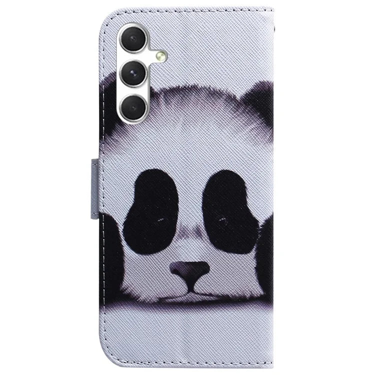 For Samsung Galaxy S24 Case Pattern Printing Leather Cover with Wallet Stand