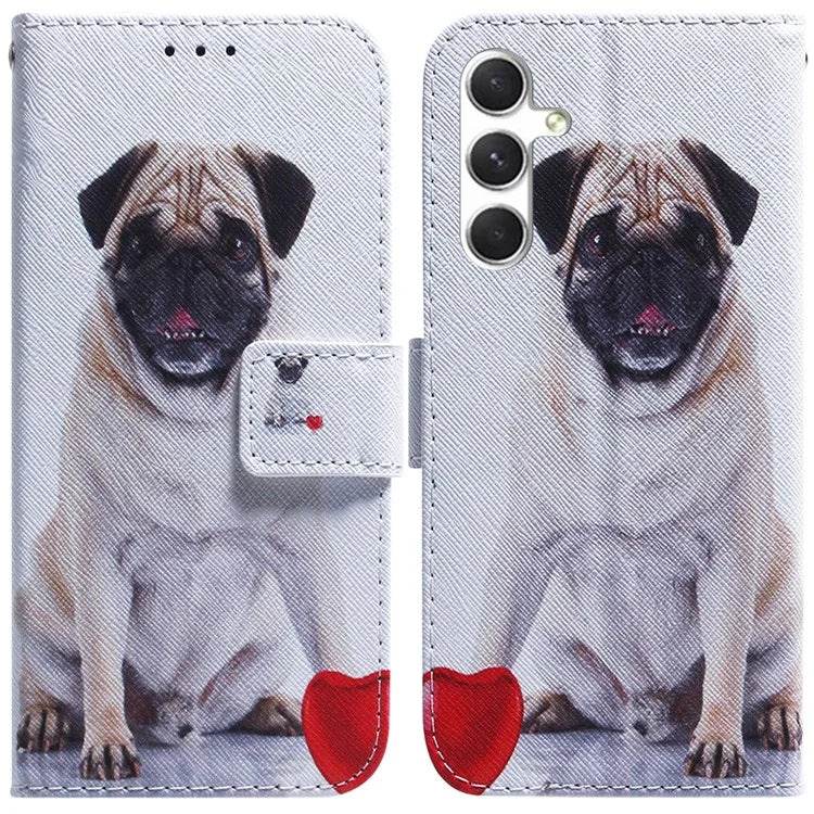For Samsung Galaxy S24 Case Pattern Printing Leather Cover with Wallet Stand