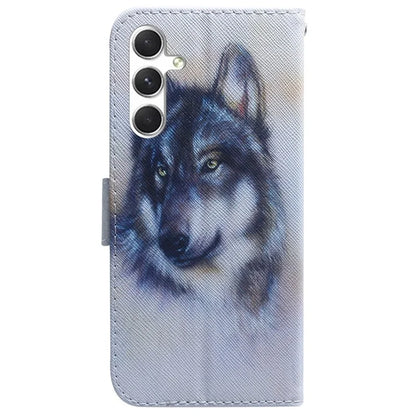For Samsung Galaxy S24 Case Pattern Printing Leather Cover with Wallet Stand