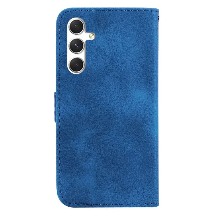 For Samsung Galaxy S24+ Case 7-Shape Imprinted Wallet Leather Phone Cover