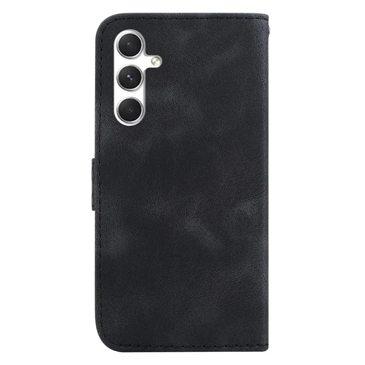 For Samsung Galaxy S24+ Case 7-Shape Imprinted Wallet Leather Phone Cover