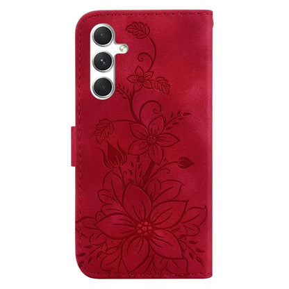For Samsung Galaxy S24 Case Flower Imprint Wallet Phone Cover