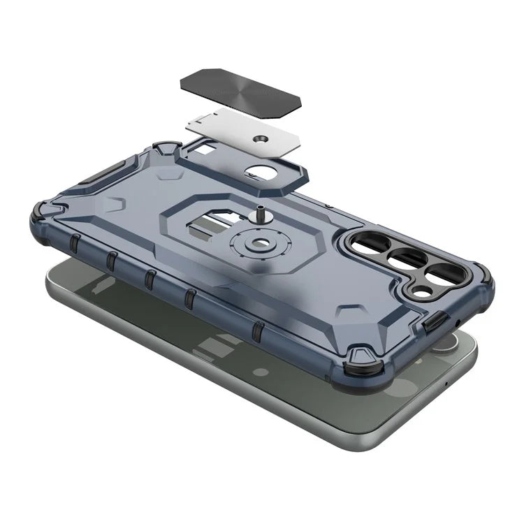 For Samsung Galaxy S23+ Phone Case Shockproof Hard PC Soft TPU Shell Protective Cover