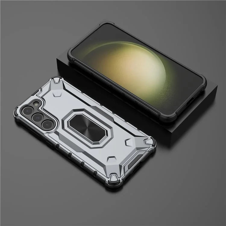 For Samsung Galaxy S23+ Phone Case Shockproof Hard PC Soft TPU Shell Protective Cover