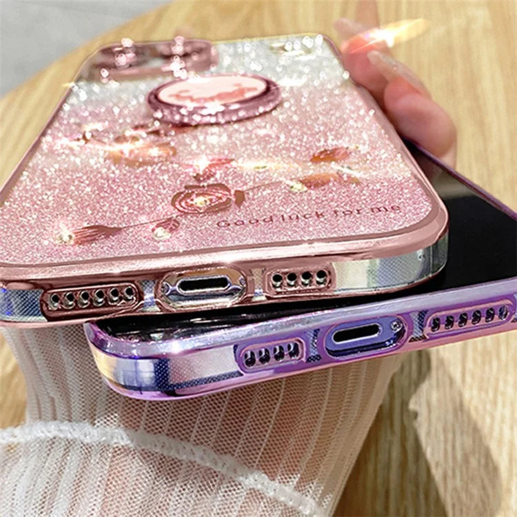 KADEM For Xiaomi 14 Cover Drop Resistant TPU Phone Case with Ring Kickstand