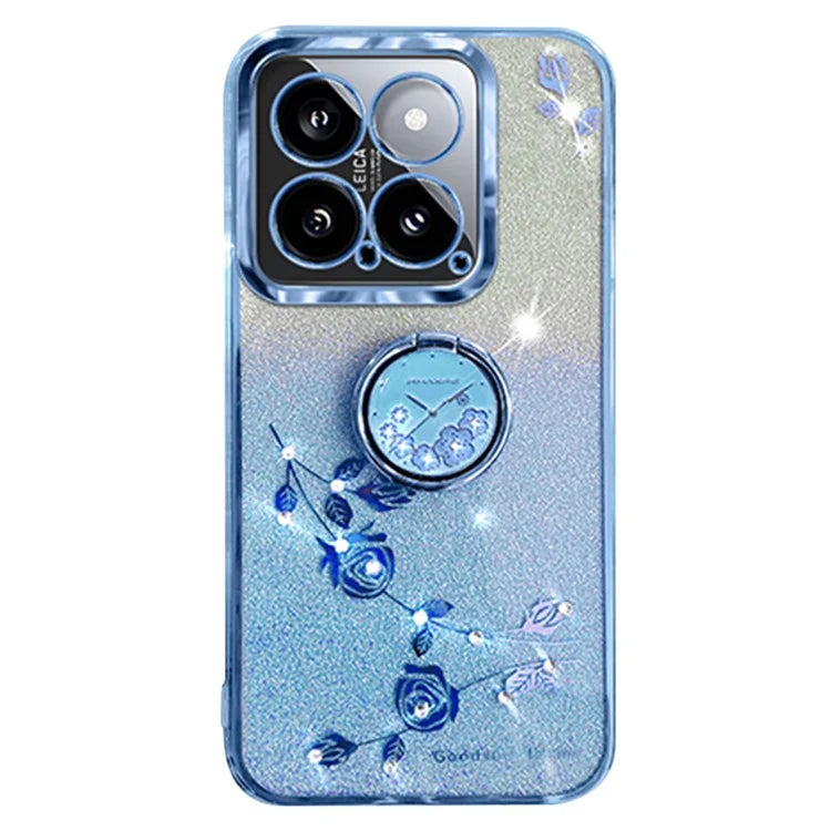 KADEM For Xiaomi 14 Cover Drop Resistant TPU Phone Case with Ring Kickstand