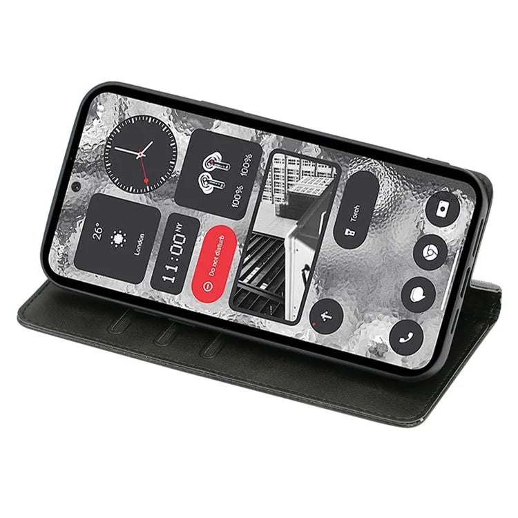 For Nothing Phone (2) Case Magnetic Auto Closing Phone Leather Cover