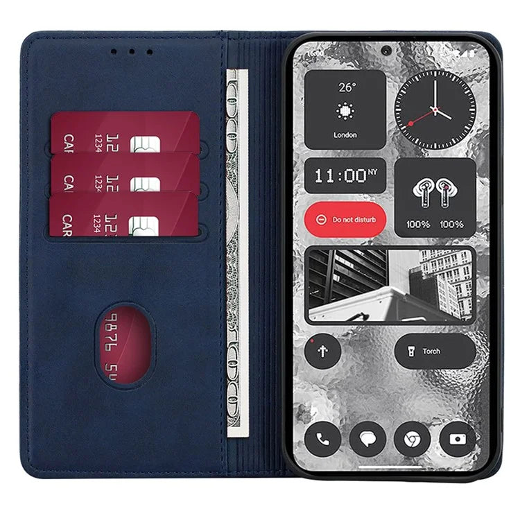 For Nothing Phone (2) Case Magnetic Auto Closing Phone Leather Cover