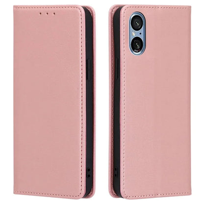 For Sony Xperia 5 V Case Magnetic Closure Wallet Leather Cover