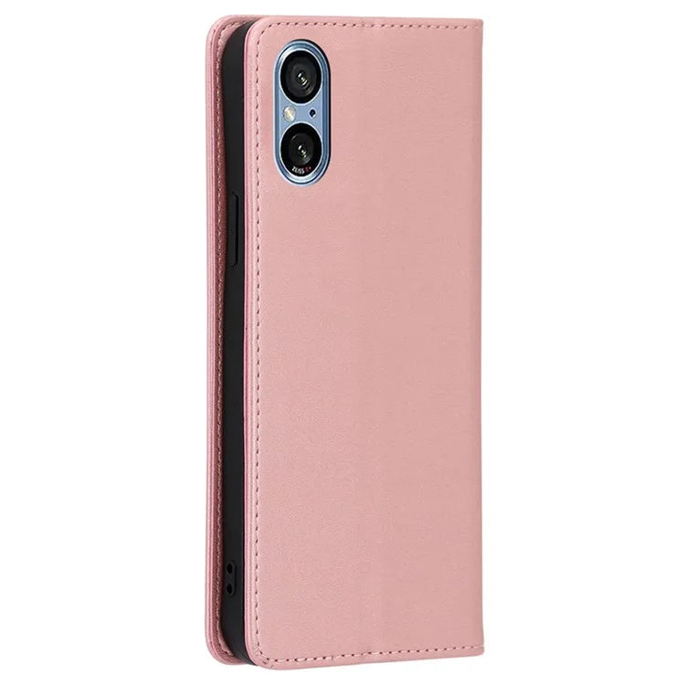 For Sony Xperia 5 V Case Magnetic Closure Wallet Leather Cover