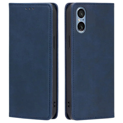 For Sony Xperia 5 V Case Magnetic Closure Wallet Leather Cover