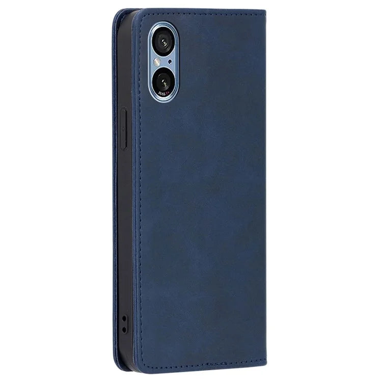 For Sony Xperia 5 V Case Magnetic Closure Wallet Leather Cover