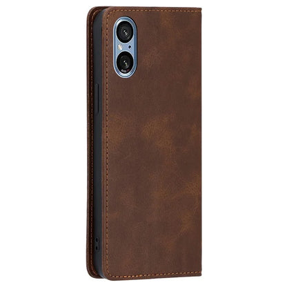 For Sony Xperia 5 V Case Magnetic Closure Wallet Leather Cover