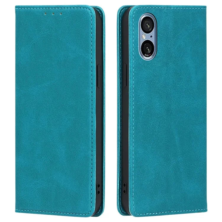 For Sony Xperia 5 V Case Magnetic Closure Wallet Leather Cover