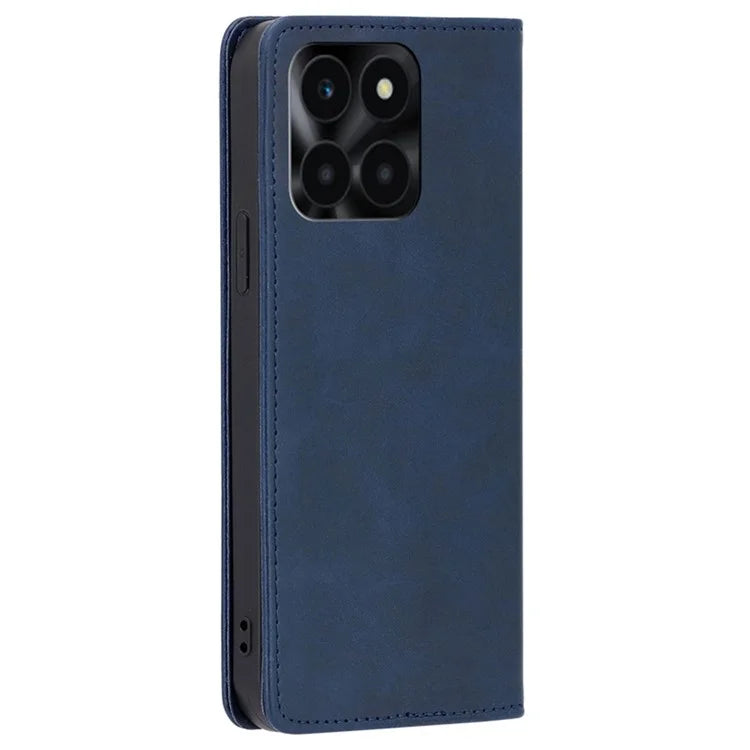 For Honor X6a 4G Leather Case Magnetic Auto Closing Phone Cover