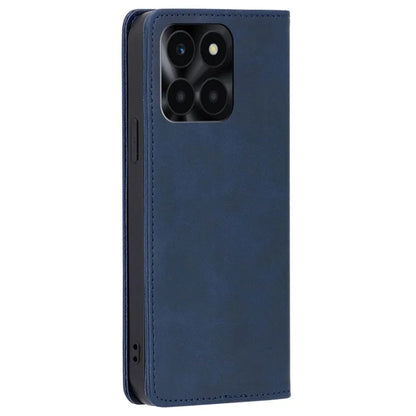 For Honor X6a 4G Leather Case Magnetic Auto Closing Phone Cover