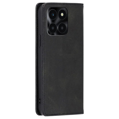 For Honor X6a 4G Leather Case Magnetic Auto Closing Phone Cover