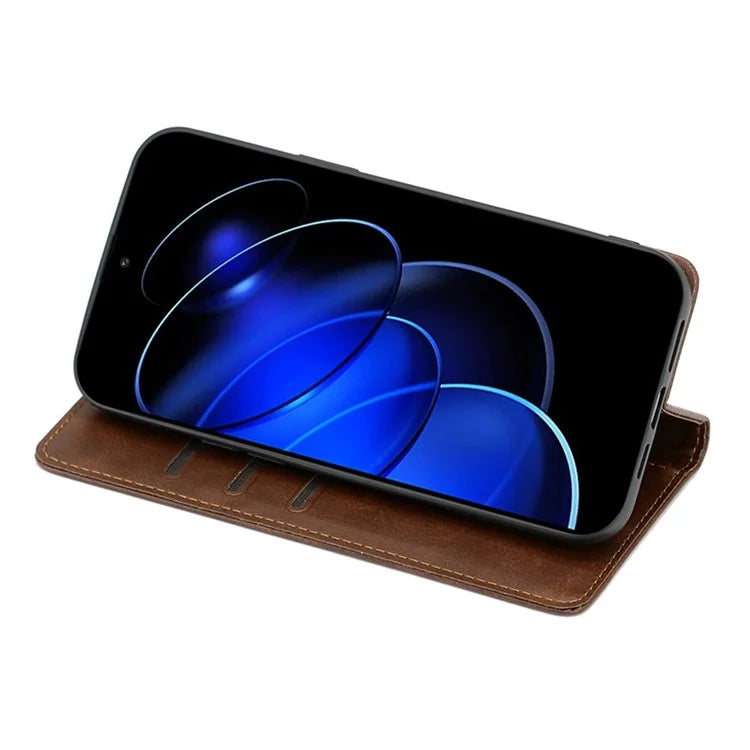 For Honor X6a 4G Leather Case Magnetic Auto Closing Phone Cover
