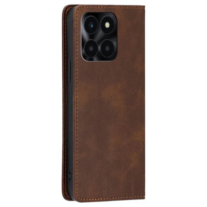 For Honor X6a 4G Leather Case Magnetic Auto Closing Phone Cover