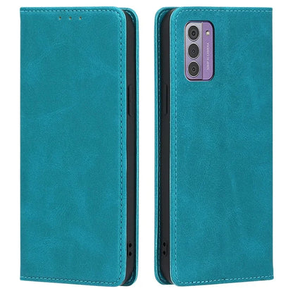 For Nokia G42 Case Leather Calf Texture Phone Protector with Magnetic Closure