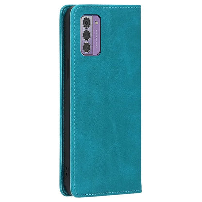 For Nokia G42 Case Leather Calf Texture Phone Protector with Magnetic Closure