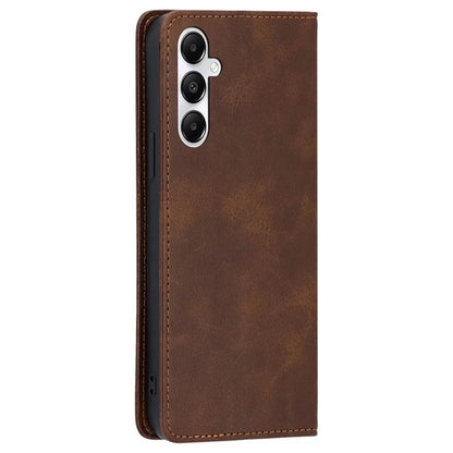 For Samsung Galaxy A05s 4G Phone Case PU Leather+TPU Calf Texture Stand Cover