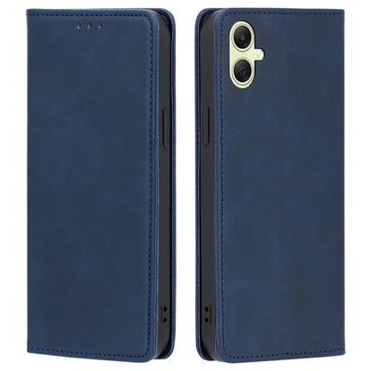For Samsung Galaxy A05 4G Case PU Leather+TPU Calf Texture Stand Cell Phone Cover