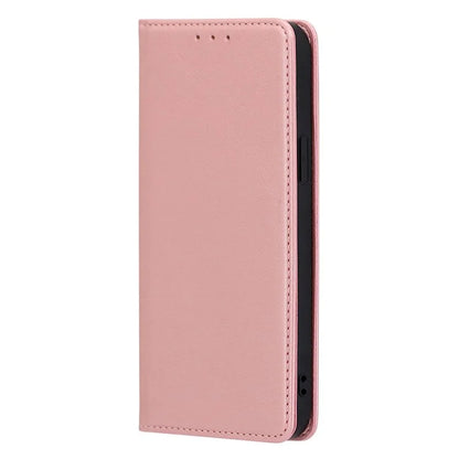 For Samsung Galaxy A05 4G Case PU Leather+TPU Calf Texture Stand Cell Phone Cover