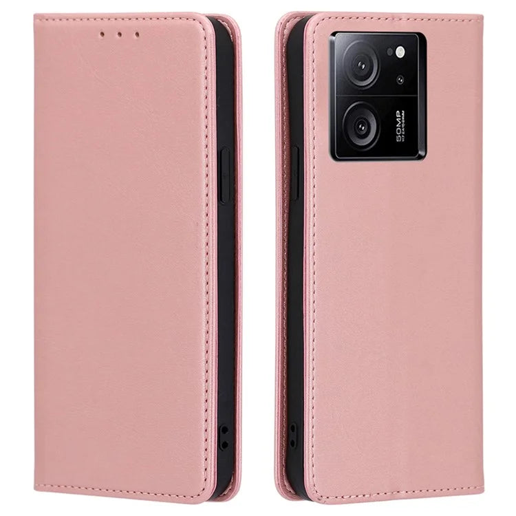 For Xiaomi Redmi K60 Ultra / 13T / 13T Pro Phone Case Anti-drop PU Leather Calf Texture Stand Wallet Cover