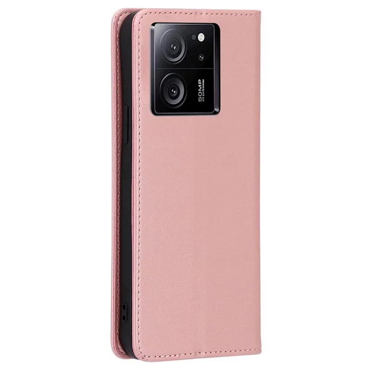 For Xiaomi Redmi K60 Ultra / 13T / 13T Pro Phone Case Anti-drop PU Leather Calf Texture Stand Wallet Cover
