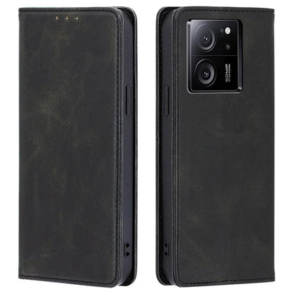 For Xiaomi Redmi K60 Ultra / 13T / 13T Pro Phone Case Anti-drop PU Leather Calf Texture Stand Wallet Cover