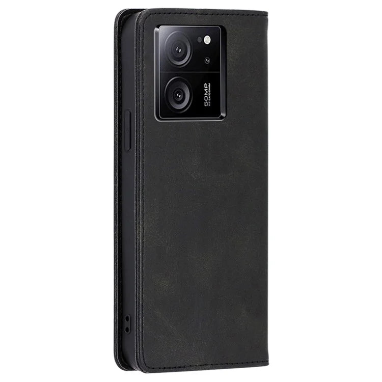 For Xiaomi Redmi K60 Ultra / 13T / 13T Pro Phone Case Anti-drop PU Leather Calf Texture Stand Wallet Cover