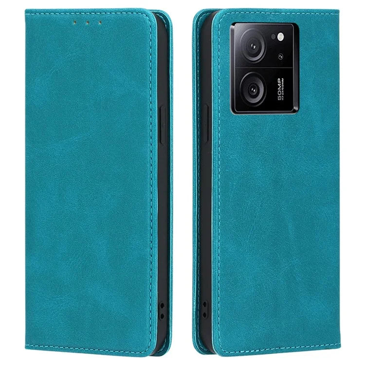 For Xiaomi Redmi K60 Ultra / 13T / 13T Pro Phone Case Anti-drop PU Leather Calf Texture Stand Wallet Cover